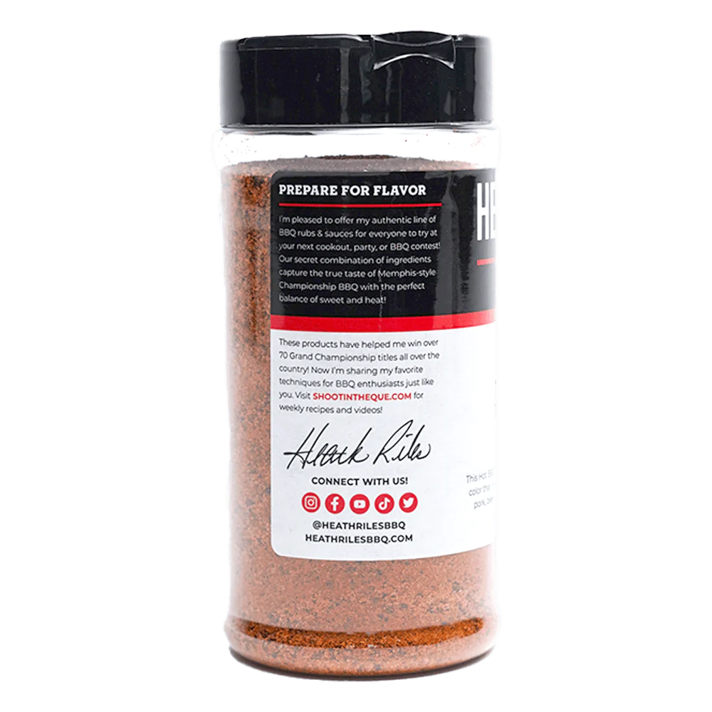 Heath Riles BBQ Hot Rub - 16oz - Black Box BBQ