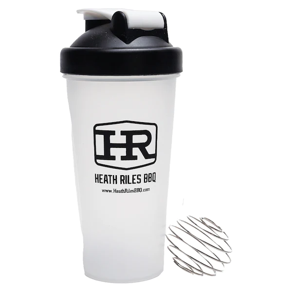 Heath Riles BBQ Injection Mixing Shaker Bottle - 600ml (20 fl oz) - Black Box BBQ