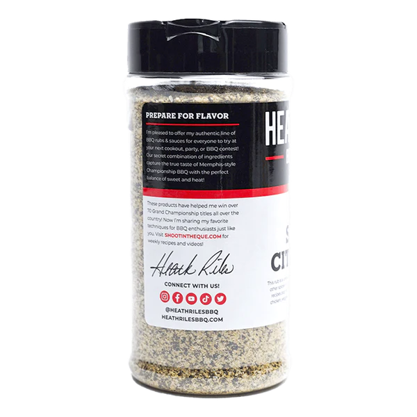 Heath Riles BBQ Simple Citrus Rub - 16oz - Black Box BBQ