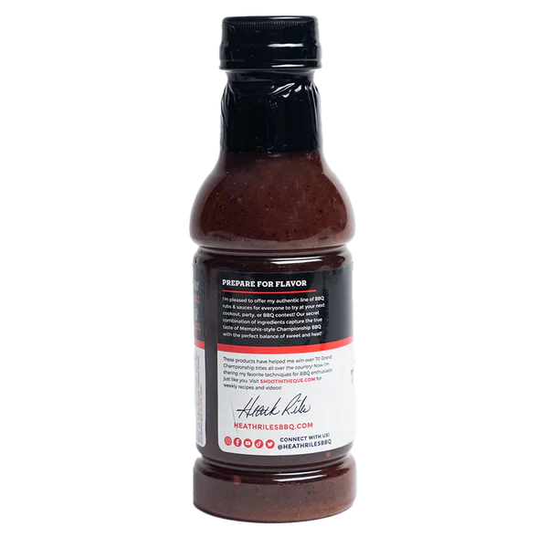 Heath Riles BBQ Tangy Vinegar BBQ Sauce - 510g (18oz) - Black Box BBQ