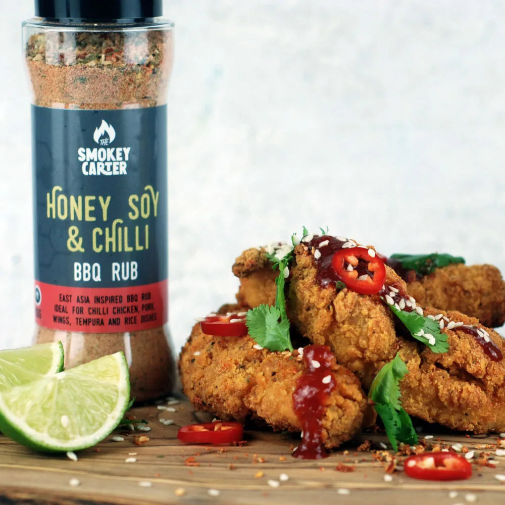 Honey Soy & Chilli BBQ Rub Shaker - Black Box BBQ