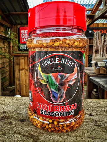 A&O X Uncle Beef Hot Braai Seasoning - Black Box BBQ