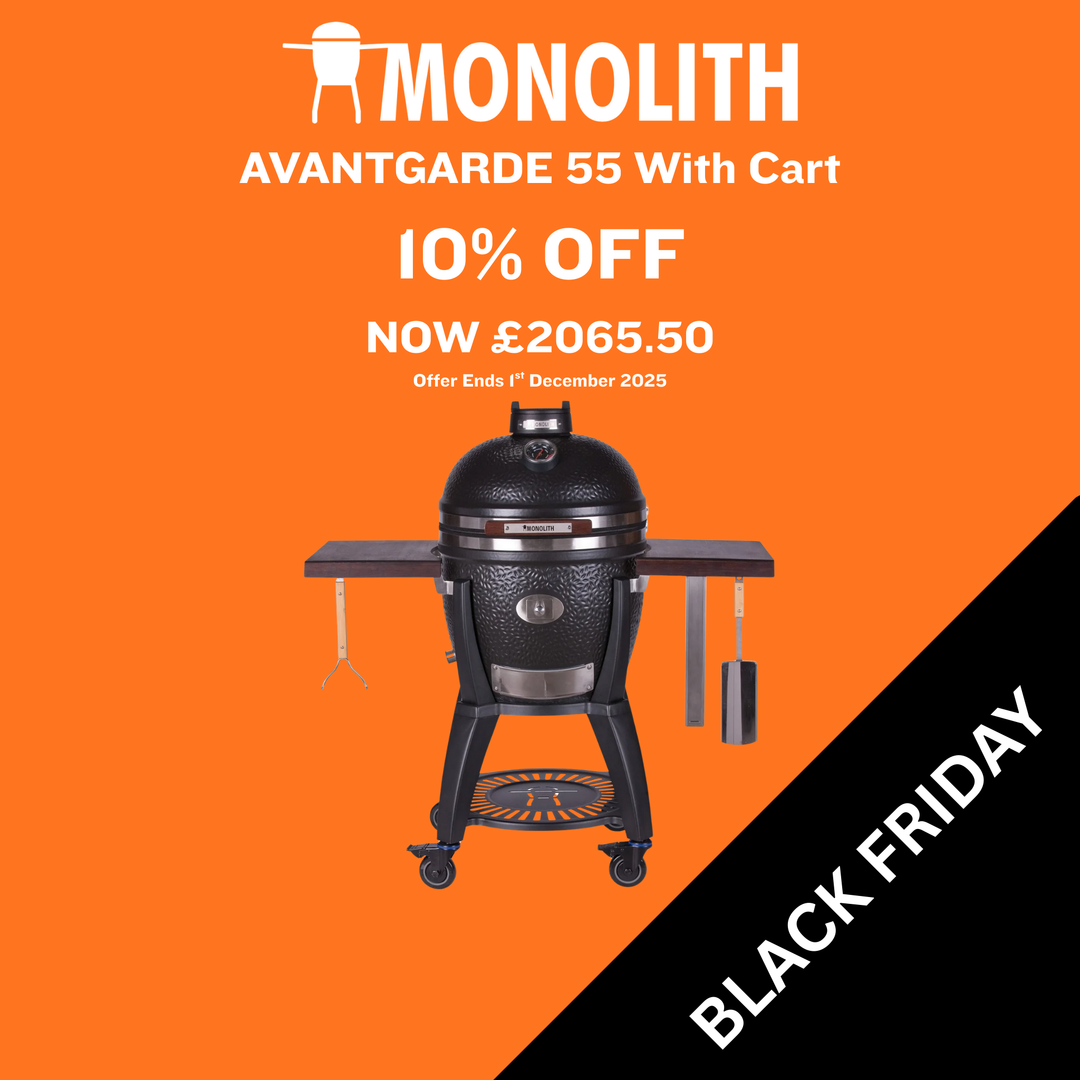 Monolith Avantgarde 55cm Kamado Grill With Cart