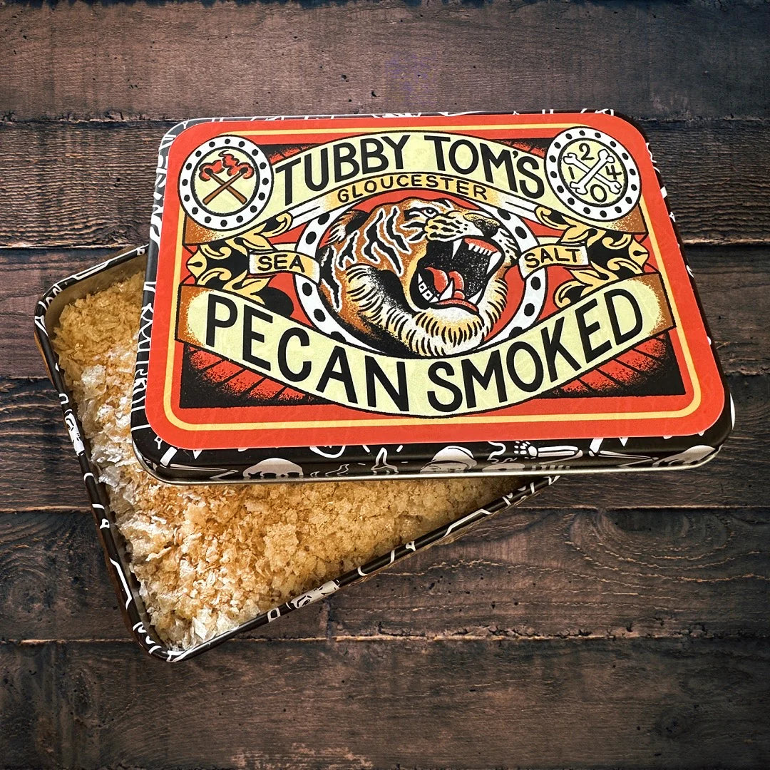 Tubby Tom's - Pecan Smoked Sea Salt Flakes - Black Box BBQ