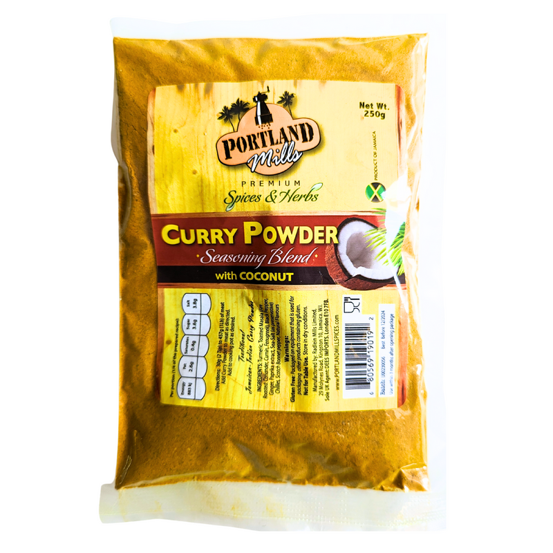 Portland Mills Jamaican Curry Powder With Coconut 250g