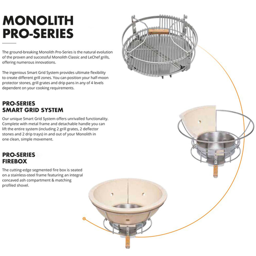 Monolith Classic Pro Series 2.0- With Cart - Black Box BBQ