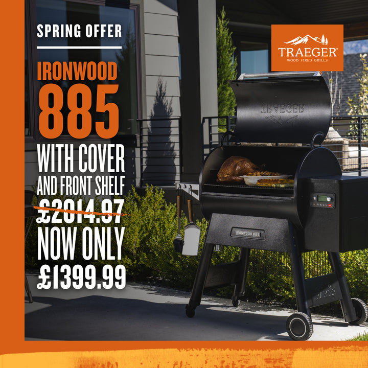 Traeger Ironwood 885 With D2 WiFIRE Controller - Black Box BBQ