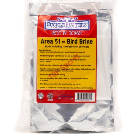 Suckle Busters Bird Brine Kit For Turkey - Black Box BBQ