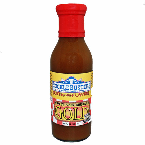 SuckleBusters Gold Sweet Spicy Mustard BBQ Sauce - 354ml (12fl oz)