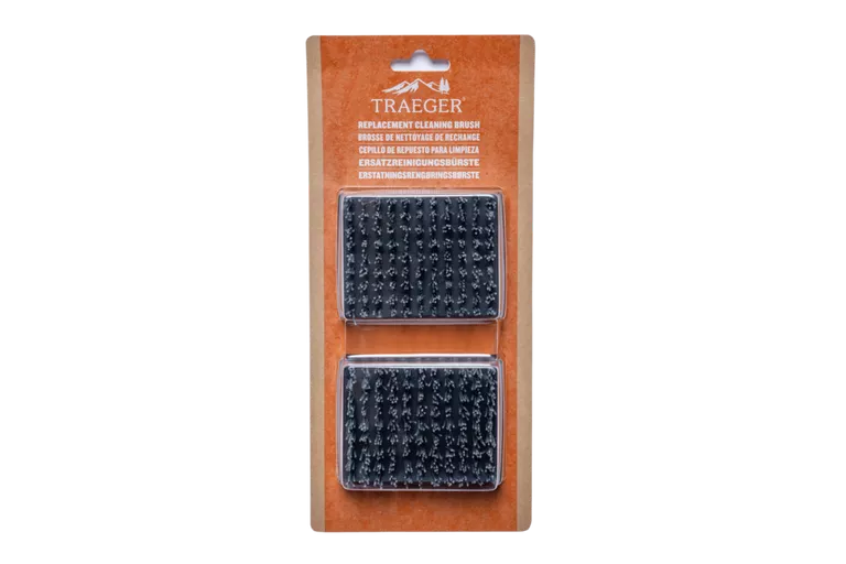 Traeger Replacement BBQ Cleaning Brush Heads (2 Pack) - Black Box BBQ