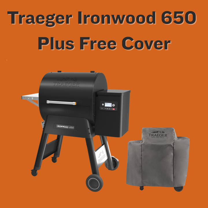 Traeger Ironwood 650 With D2 WiFIRE Controller - Plus Free Cover