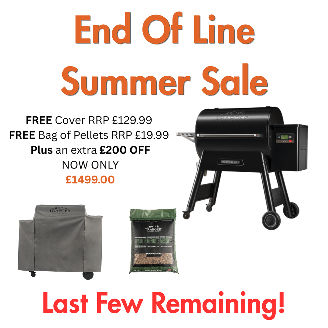 Traeger Ironwood 885 With D2 WiFIRE Controller With Free Cover - Black Box BBQ