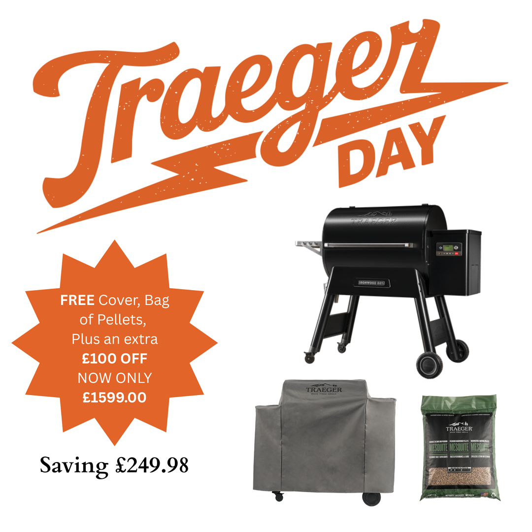 Traeger Ironwood 885 With D2 WiFIRE Controller With Free Cover - Black Box BBQ