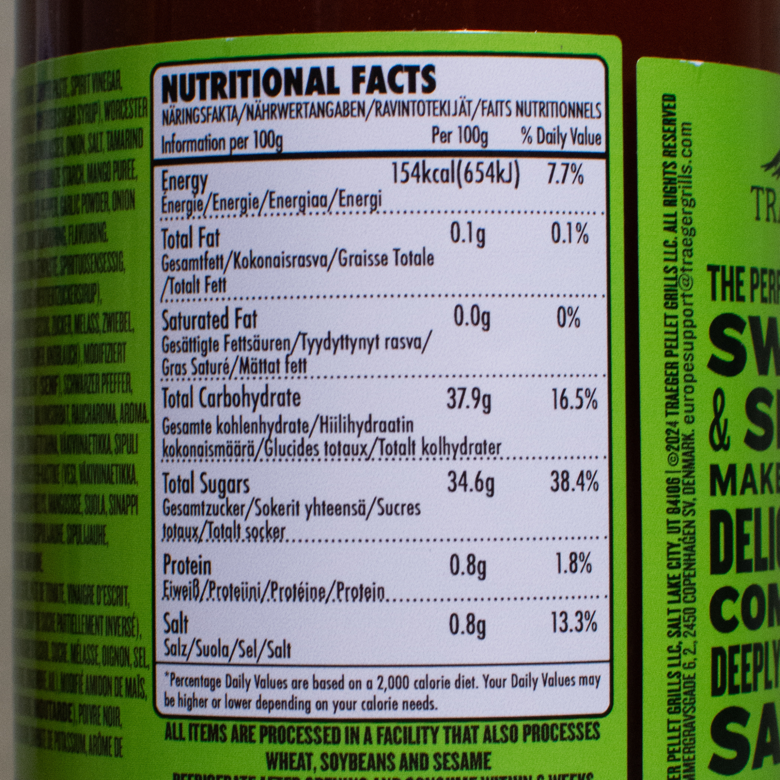 Traeger Sweet & Heat BBQ Sauce - Black Box BBQ