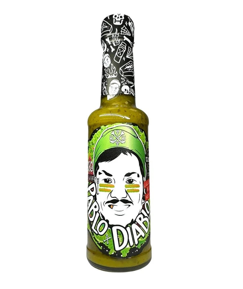 Tubby Tom's - Pablo Diablo - Award Winning Jalapeno, Lime x Coriander Hot Sauce - Black Box BBQ