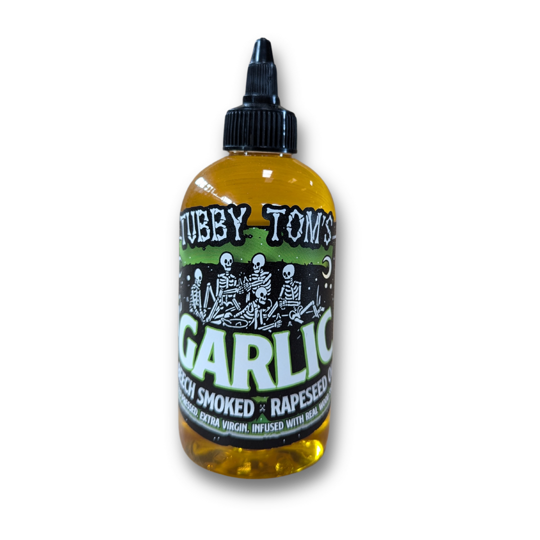 Tubby Tom's Garlic Infused Smoked Rapeseed Oil - Black Box BBQ