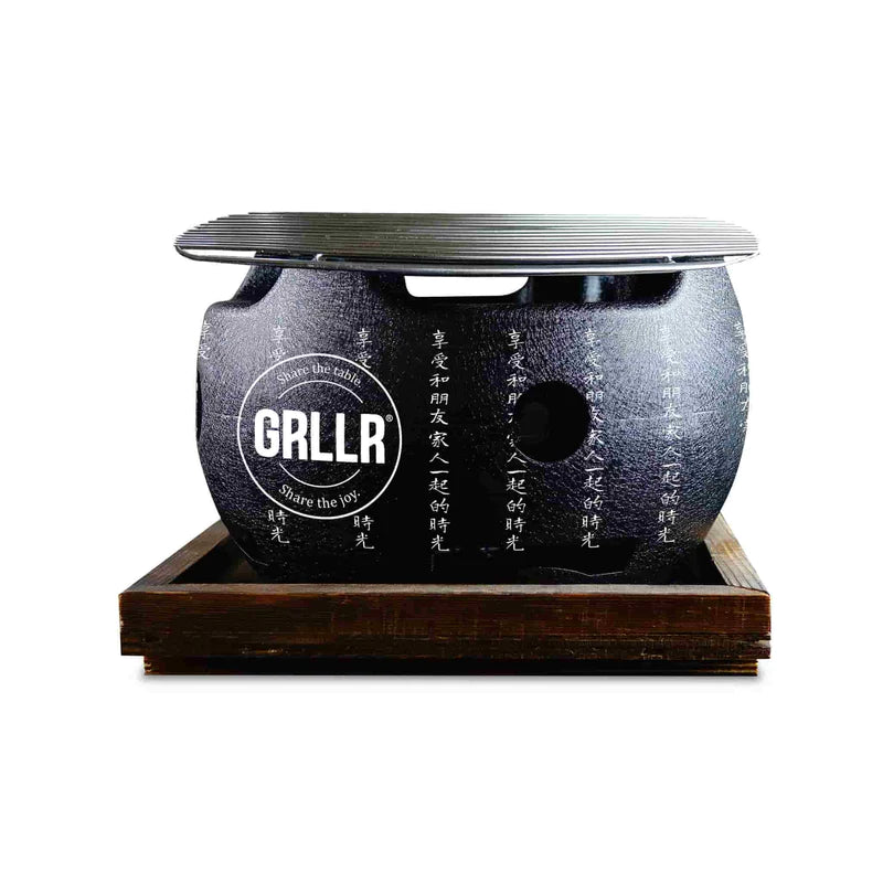 Grllr Gourmet- Duo Round Table Top BBQ- Large - Black Box BBQ