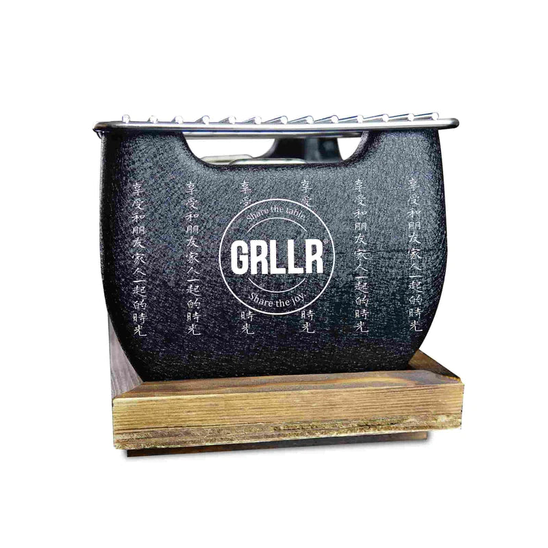 Grllr Gourmet Square Tabletop BBQ- Small - Black Box BBQ