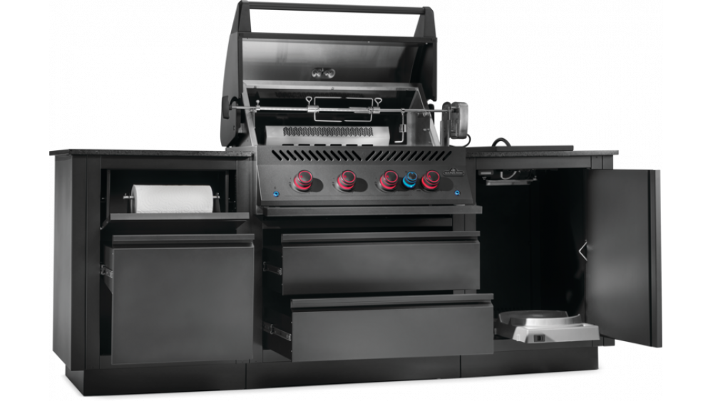 Napoleon Oasis Compact 105 Outdoor Kitchen - Free Cover & Rotisserie