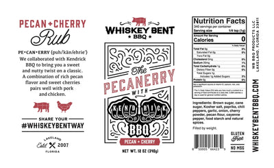 Whiskey Bent BBQ 'The Pecanerry' Pecan Cherry Rub