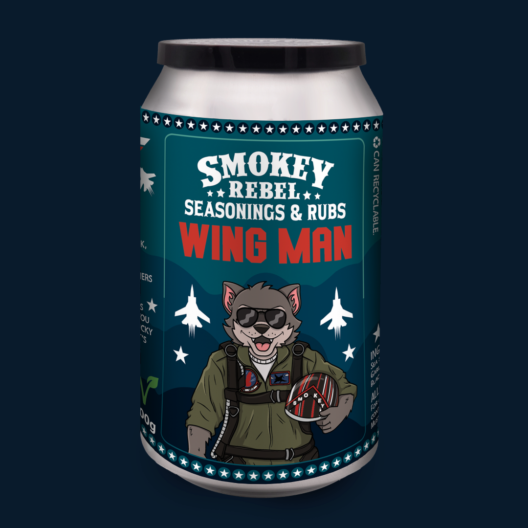Wingman Wing Rub: Mini - 80g - Black Box BBQ