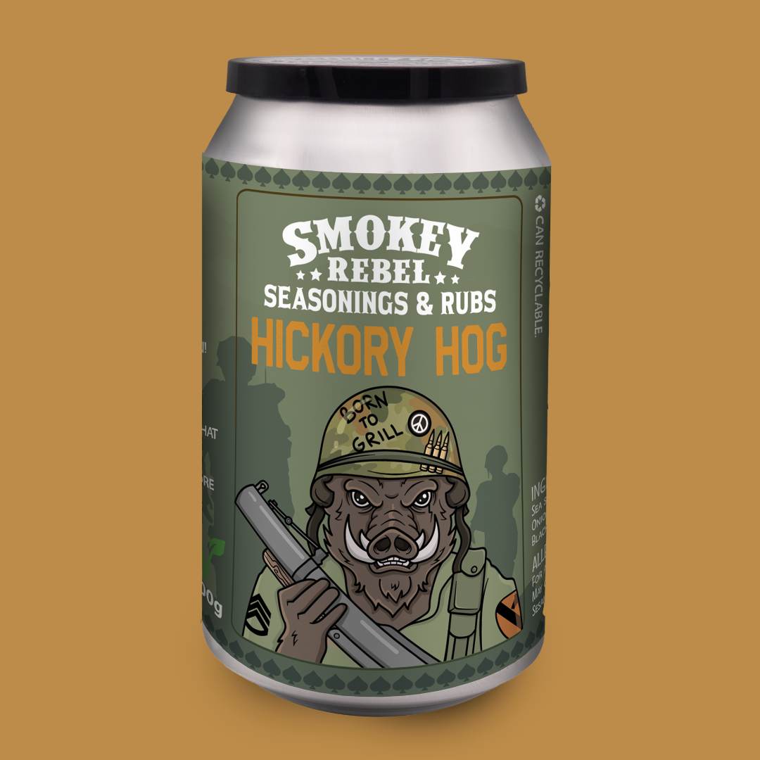 Hickory Hog Pork Rub: Mini - 70g - Black Box BBQ