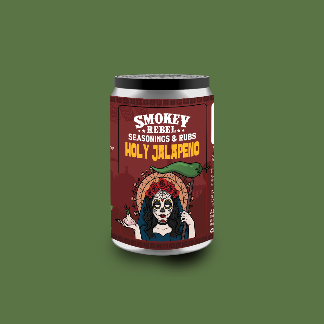 Holy Jalapeno Fajita Seasoning: Mini - 80g - Black Box BBQ