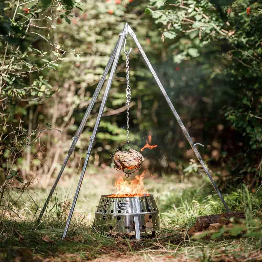 Petromax Hanging Poultry Grill Basket - Black Box BBQ