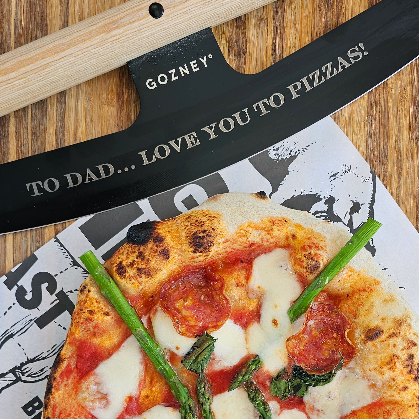 Personalised Pizza Cutter - Black Box BBQ