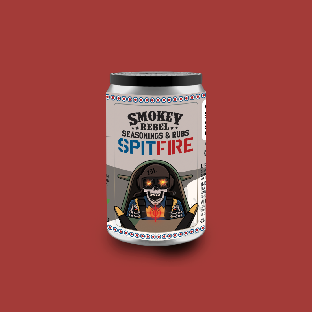 Spitfire Spice Blend Rub: Mini - 80g - Black Box BBQ