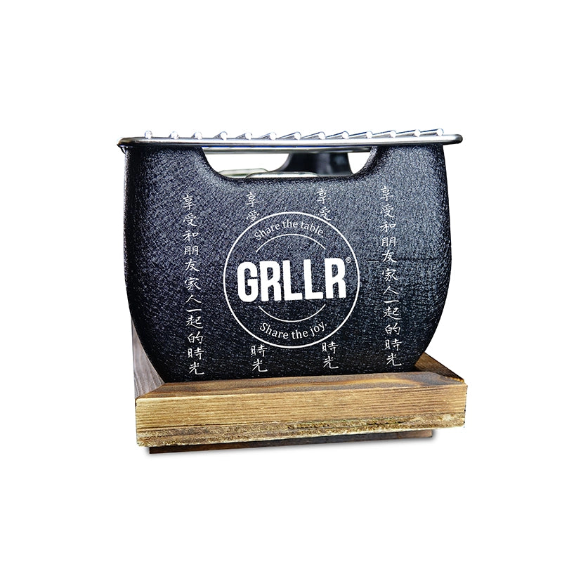 Grllr Gourmet Square Tabletop BBQ- Medium - Black Box BBQ