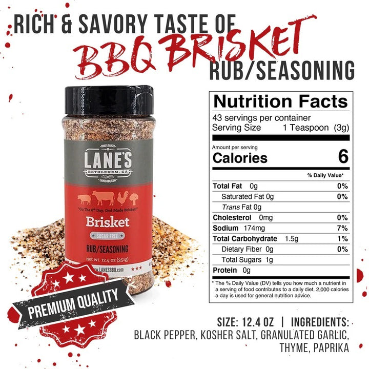 Lane's BBQ - Brisket Rub - Black Box BBQ