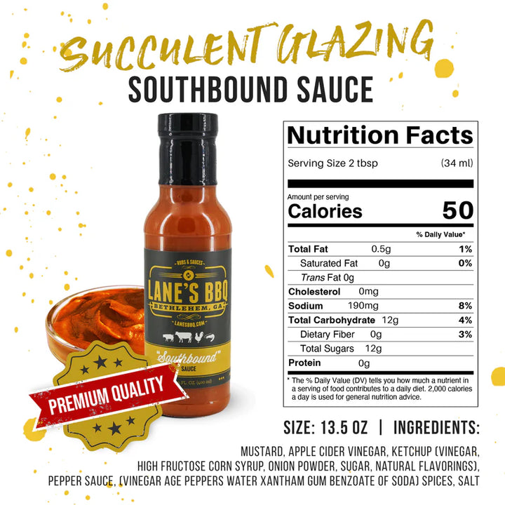 Lane's BBQ - Southbound Sauce (Carolina Mustard) - Black Box BBQ