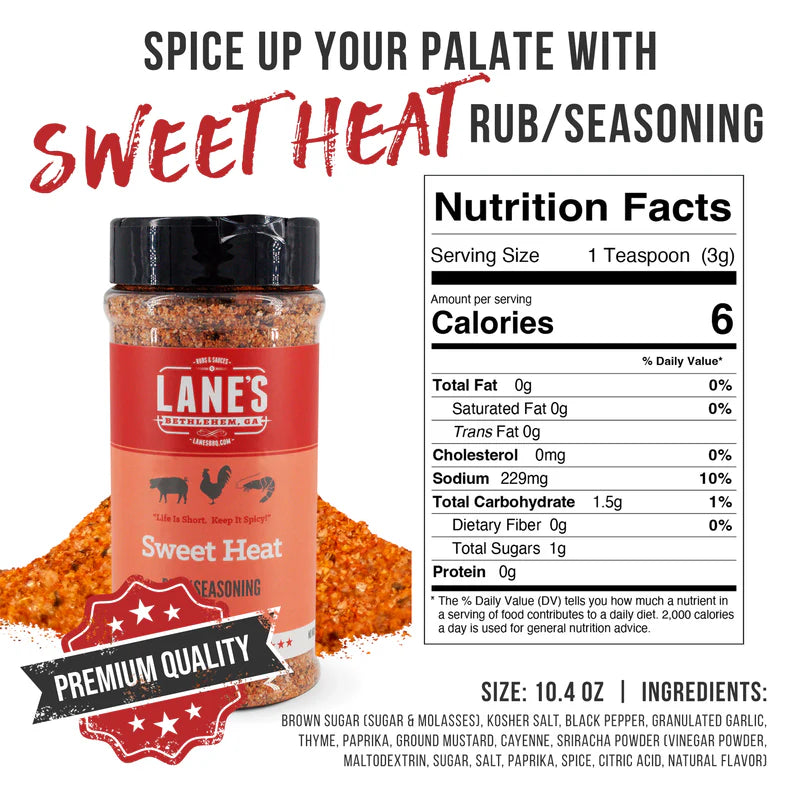 Lane's BBQ - Sweet Heat Rub - Black Box BBQ