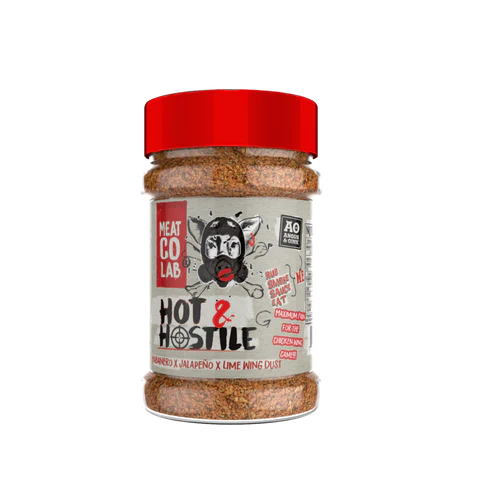 Hot & Hostile BBQ Seasoning - Black Box BBQ