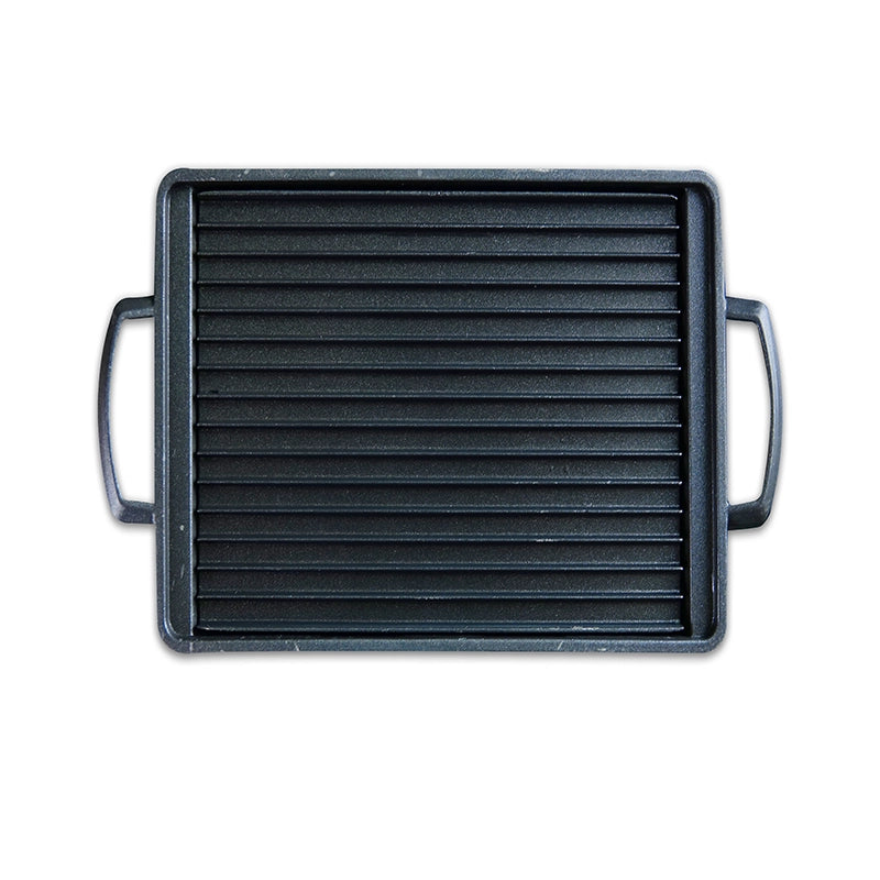 GRLLR Plate for Gourmet Square Table Top BBQ- Medium - Black Box BBQ