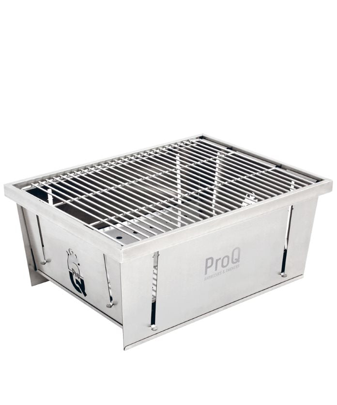 ProQ Flatdog - Fold Flat Charcoal BBQ - Black Box BBQ