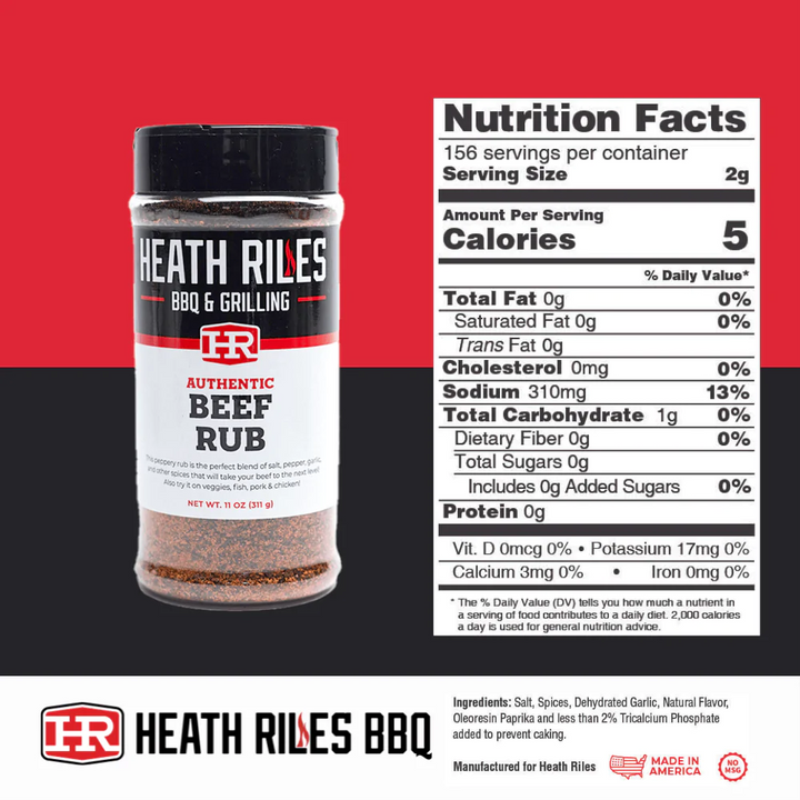 Heath Riles BBQ Beef Rub - 16oz