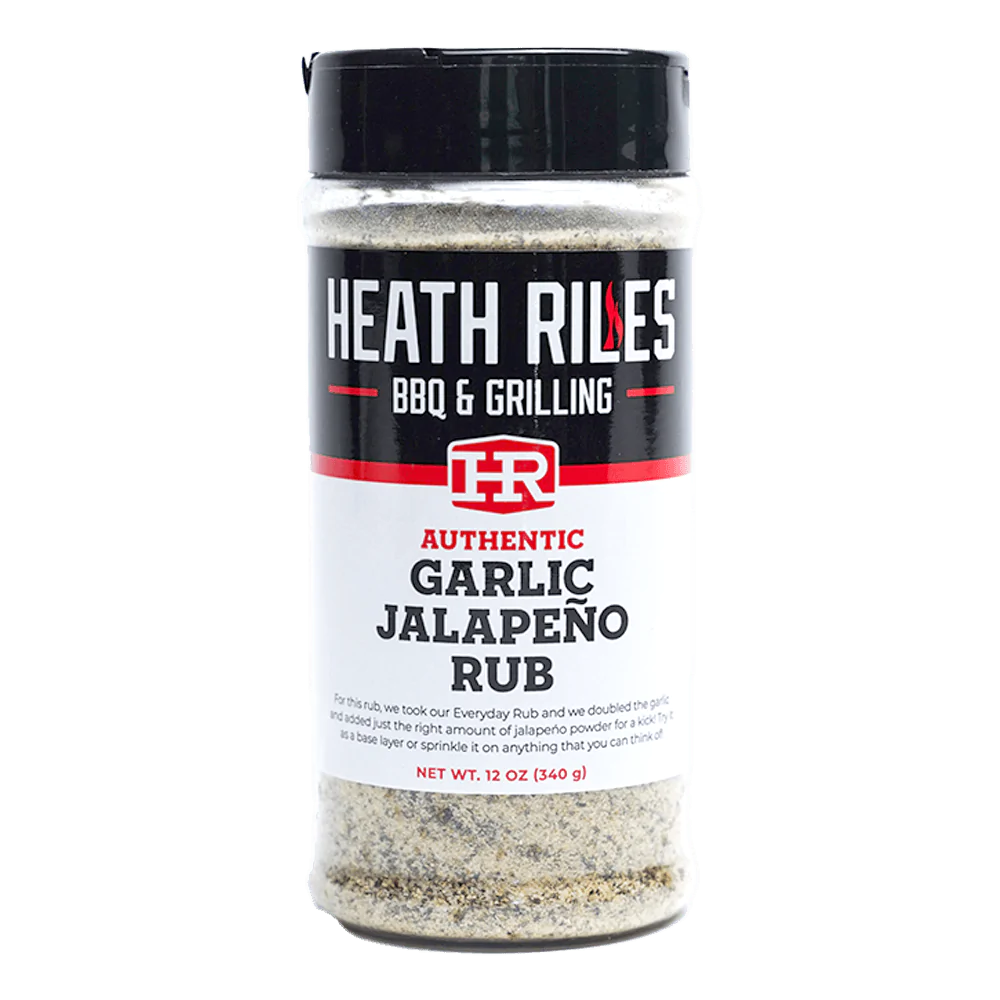 Heath Riles BBQ Garlic Jalapeño Rub - 12oz