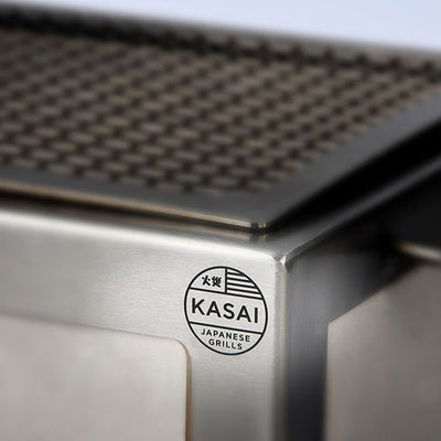 Medium Kasai Konro BBQ Grill with Stainless Steel Frame V2 - Black Box BBQ