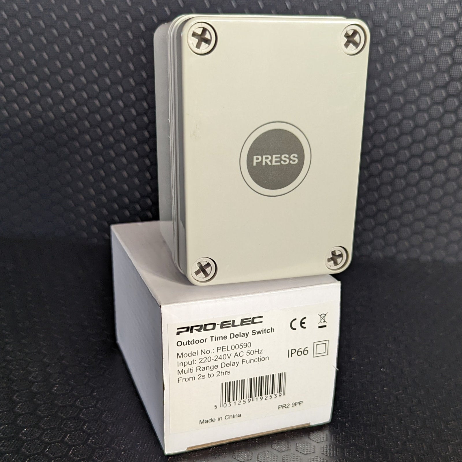 Pro Elec Outdoor Time Delay Switch - Black Box BBQ