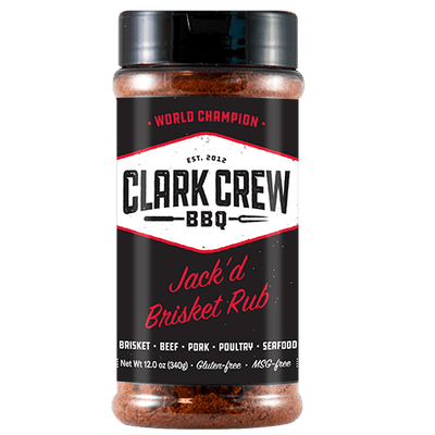 Clark Crew BBQ Jack'd Brisket Rub 340g - Black Box BBQ