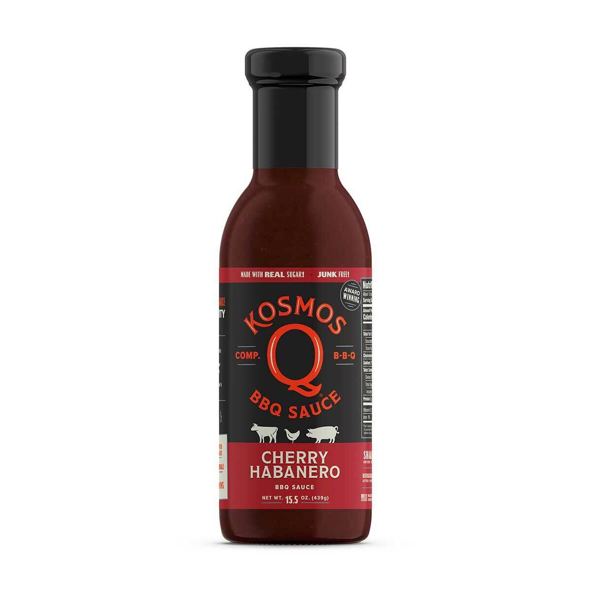 Kosmos Q Cherry Habanero BBQ Sauce - 467g - Black Box BBQ