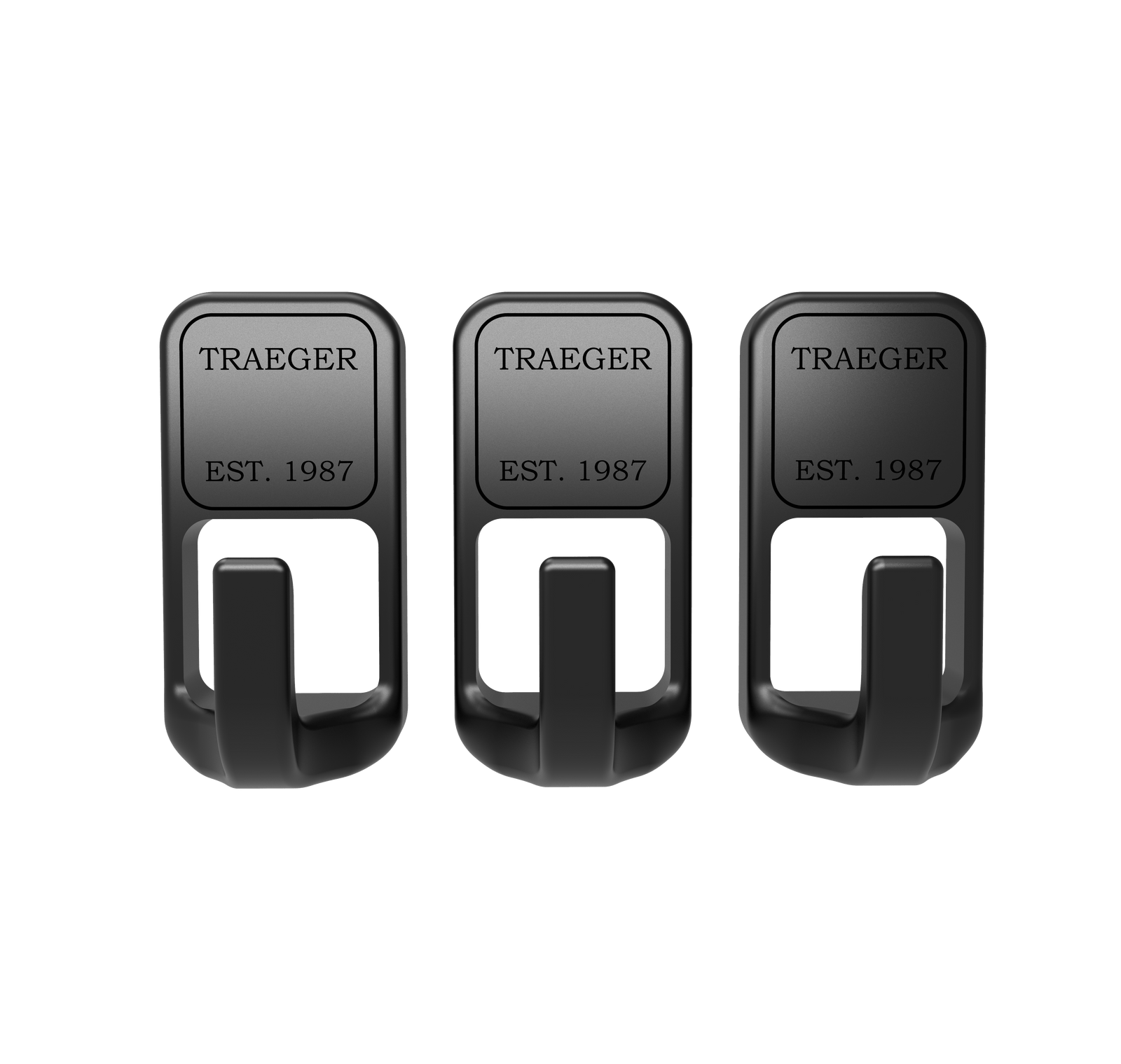 Magnetic Tool Hooks - 3 piece - Black Box BBQ