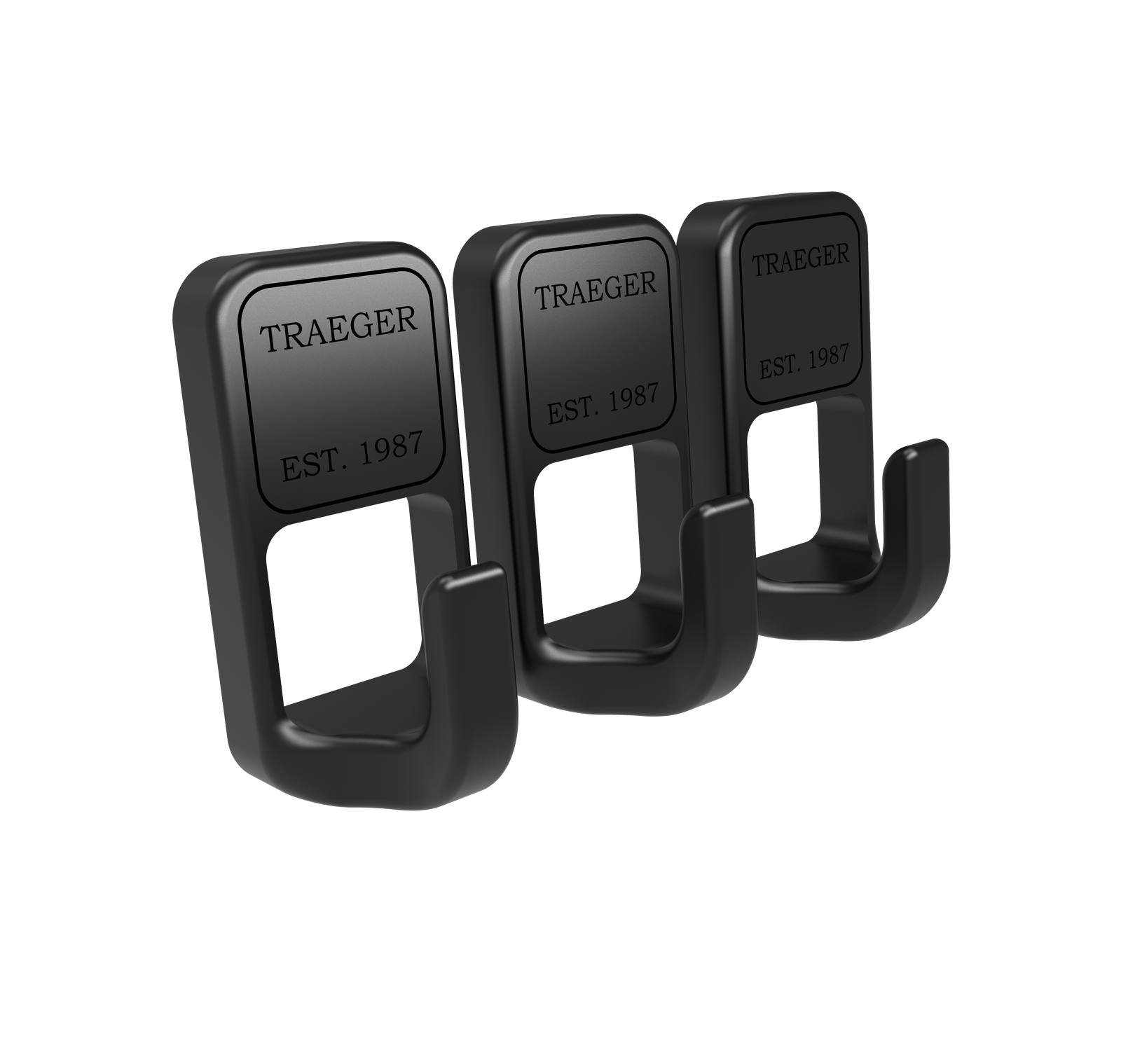 Magnetic Tool Hooks - 3 piece - Black Box BBQ