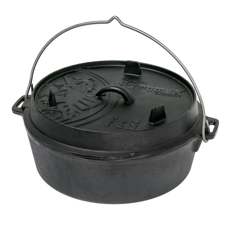 Petromax Dutch Oven FT 6-T (Flat Base) - Black Box BBQ