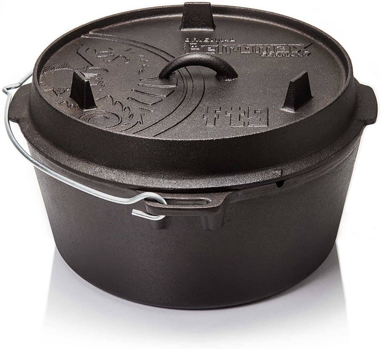 Petromax Dutch Oven FT 9- Flat Base - Black Box BBQ