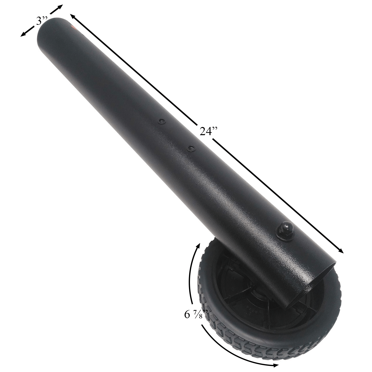 Right Rear Wheel Leg Assembly for Traeger Ironwood Series - KIT0408 - Black Box BBQ