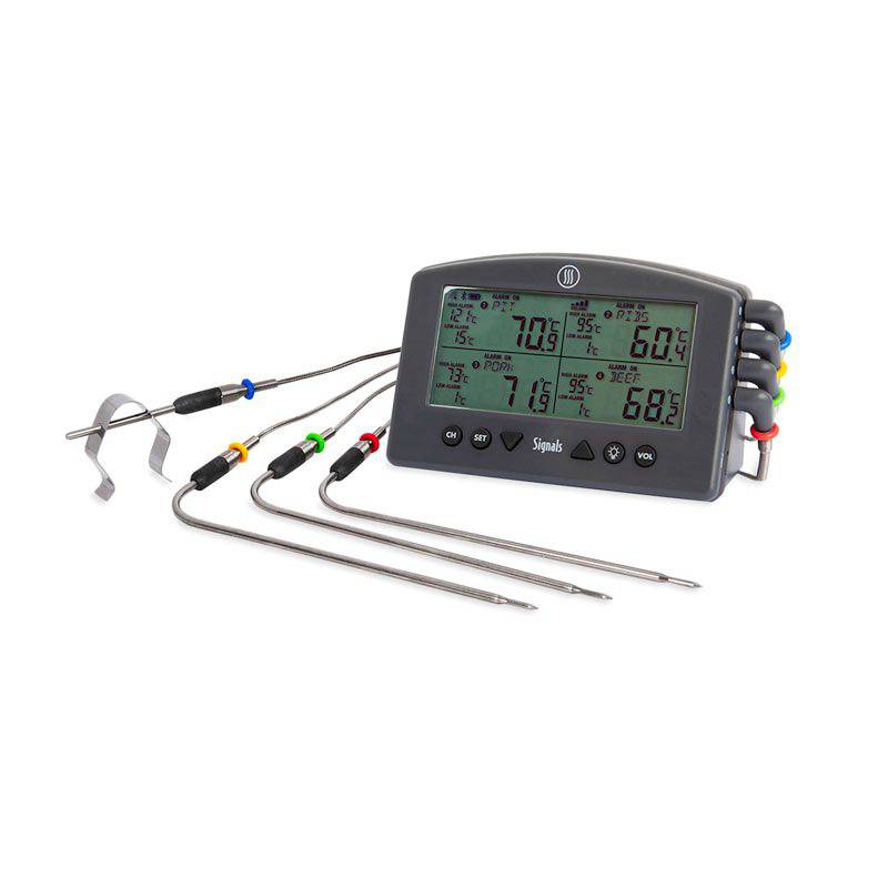 SIGNALS 4 CHANNEL WIFI & BLUETOOTH THERMOMETER - Black Box BBQ