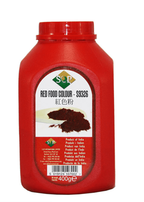 SOP Red Food Colour (400g) - Black Box BBQ